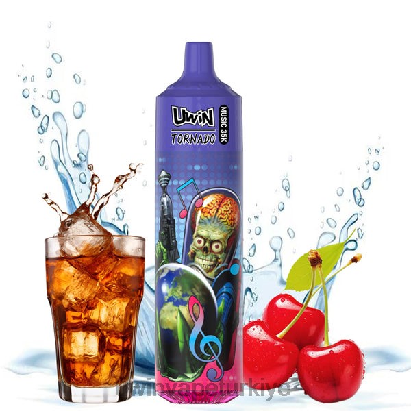 UWIN Crystal Nikotin - UWIN CRYSTAL 35k tek kullanımlık vape kiraz kola 84JNB28