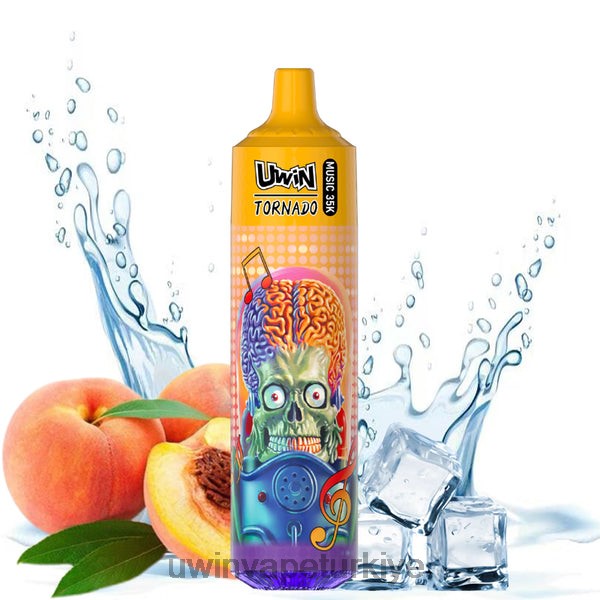 UWIN Vape Türkiye - UWIN CRYSTAL 35k tek kullanımlık vape yaz şeftalili buz 84JNB31