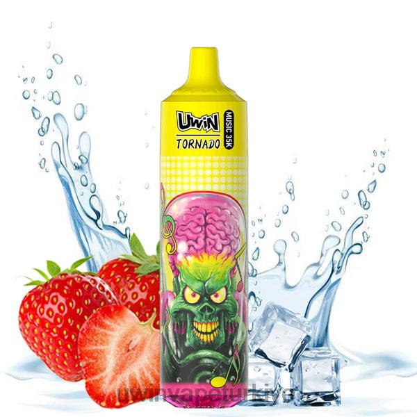 UWIN Vape Çevrimiçi - UWIN CRYSTAL 35k tek kullanımlık vape çilekli buz 84JNB24